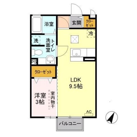 ＭＫ14　Ａの物件間取画像